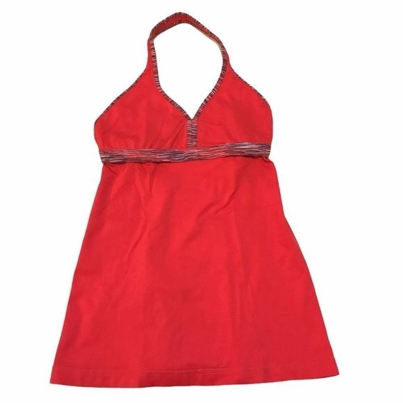 LULULEMON Hip Halter Space Dye Coral Tank - Picture 4 of 9